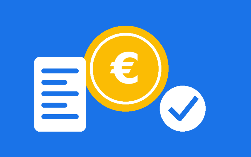 Euro-Münze, Beleg und Haken: Ganztagsbetreuung von der Steuer absetzen